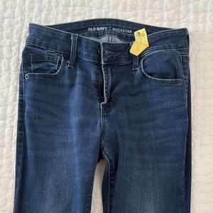 Old Navy Women's Dark Blue Skinny Jeans